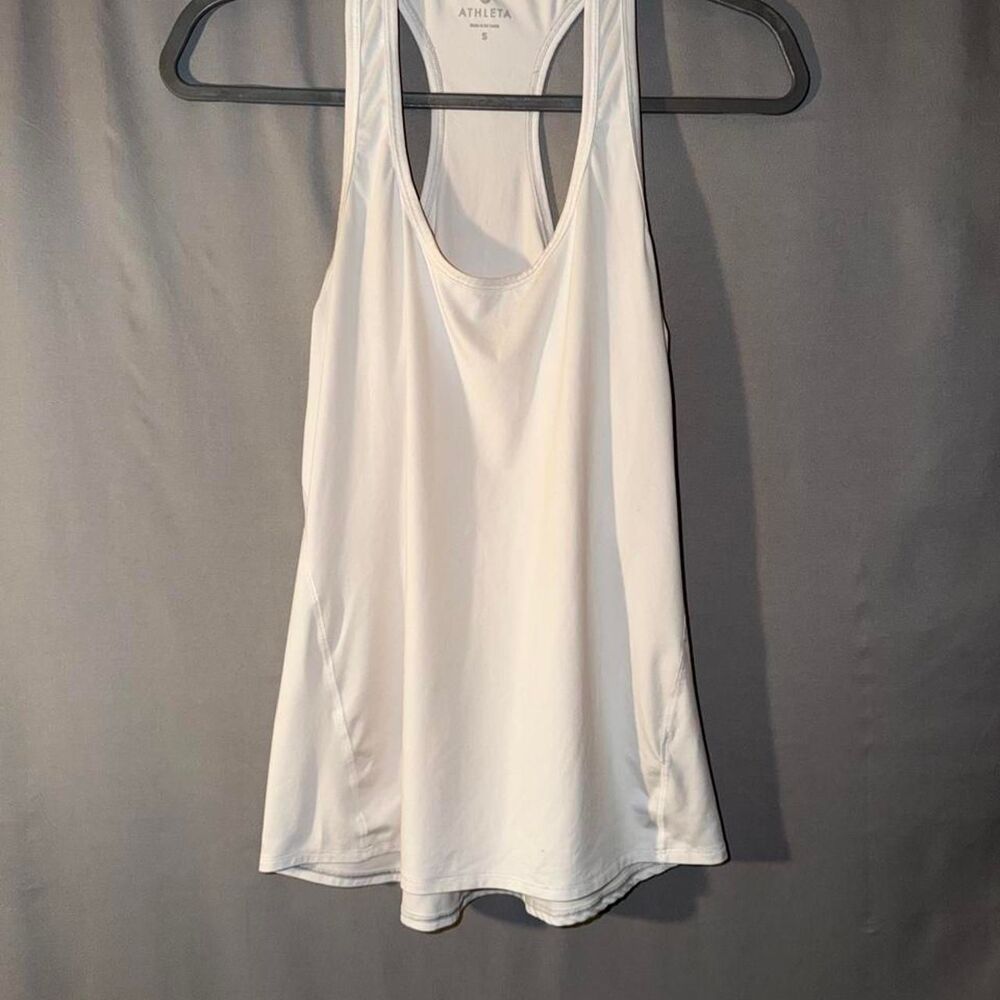 Athleta white tank top